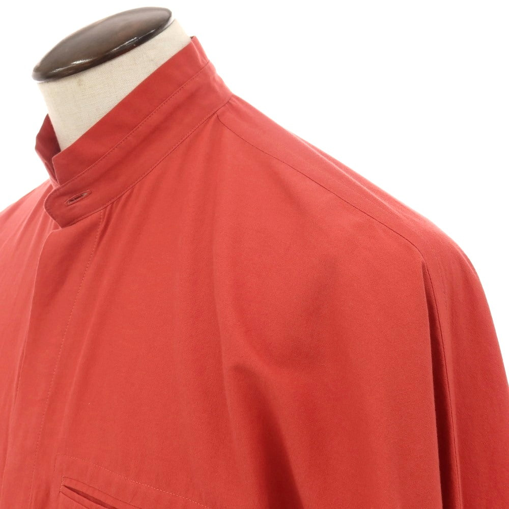 【中古】オム プリッセ イッセイミヤケ HOMME PLISSE ISSEY MIYAKE 2026年春夏 スカーフ付き カジュアルシャツ レッド【サイズ表記なし（L位）】【 状態ランクB 】【 メンズ 】