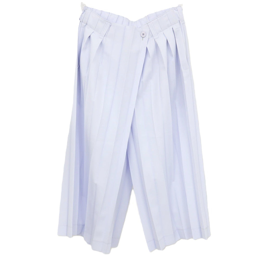 【中古】オム プリッセ イッセイミヤケ HOMME PLISSE ISSEY MIYAKE 2026年春夏 アコーディオンプリーツ加工 パンツ ホワイトパープル【サイズ表記なし（L位）】【 状態ランクA 】【 メンズ 】
