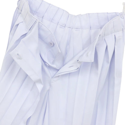 【中古】オム プリッセ イッセイミヤケ HOMME PLISSE ISSEY MIYAKE 2026年春夏 アコーディオンプリーツ加工 パンツ ホワイトパープル【サイズ表記なし（L位）】【 状態ランクA 】【 メンズ 】