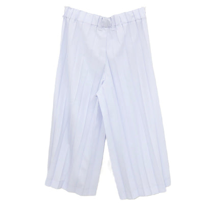 【中古】オム プリッセ イッセイミヤケ HOMME PLISSE ISSEY MIYAKE 2026年春夏 アコーディオンプリーツ加工 パンツ ホワイトパープル【サイズ表記なし（L位）】【 状態ランクA 】【 メンズ 】