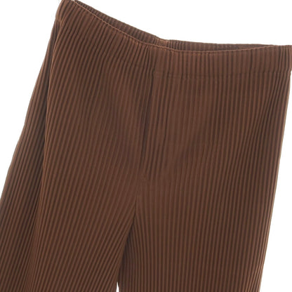 【中古】オム プリッセ イッセイミヤケ HOMME PLISSE ISSEY MIYAKE 2026年春夏 プリーツ ジャージー イージーパンツ ブラウン【サイズ表記なし（L位）】【 状態ランクA 】【 メンズ 】