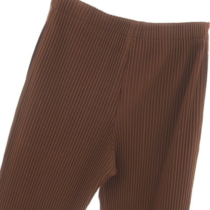 【中古】オム プリッセ イッセイミヤケ HOMME PLISSE ISSEY MIYAKE 2026年春夏 プリーツ ジャージー イージーパンツ ブラウン【サイズ表記なし（L位）】【 状態ランクA 】【 メンズ 】