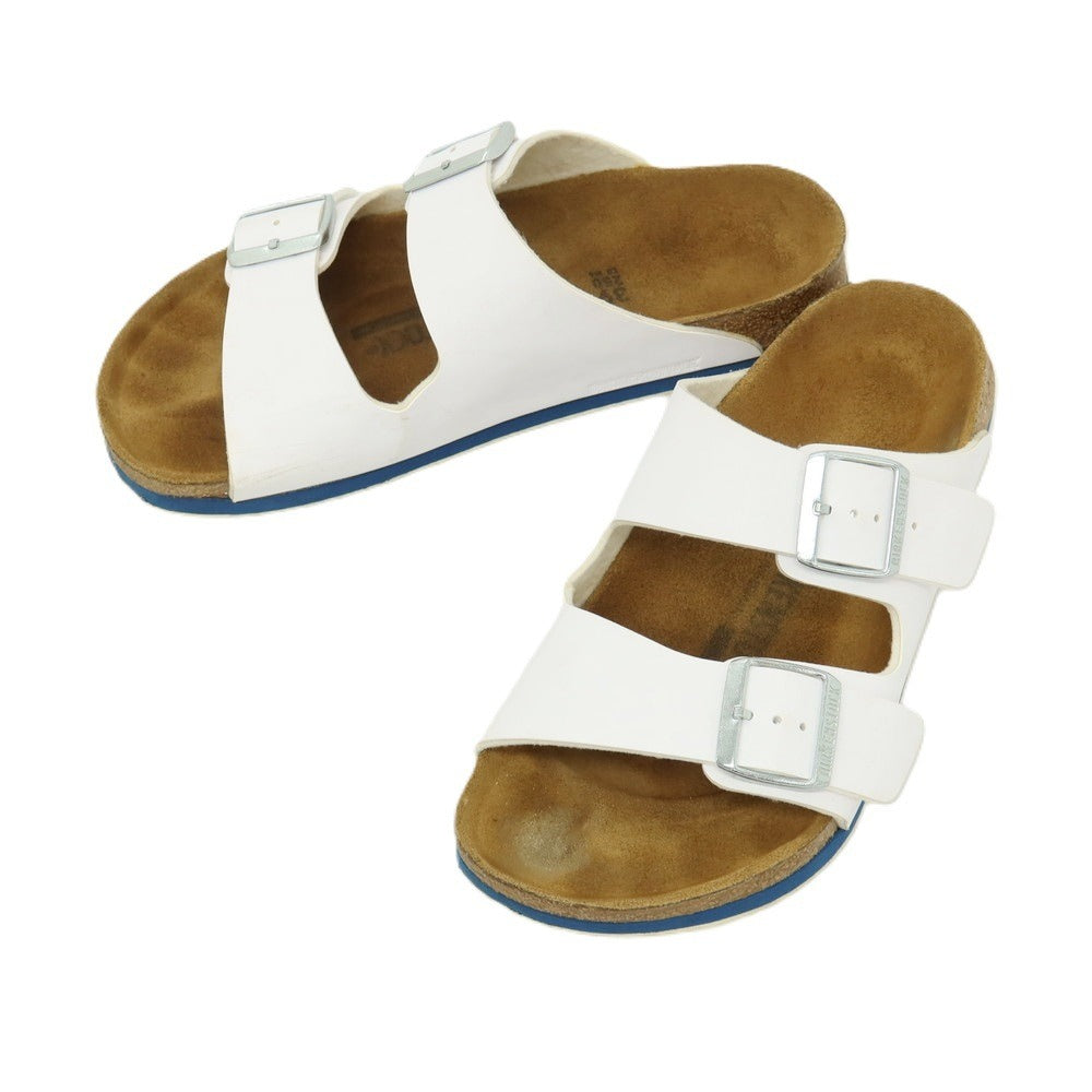 【中古】ビルケンシュトック BIRKENSTOCK RHC Ron Herman別注 レザー サンダル ホワイト【サイズ39】【 状態ランクC 】【 メンズ 】
