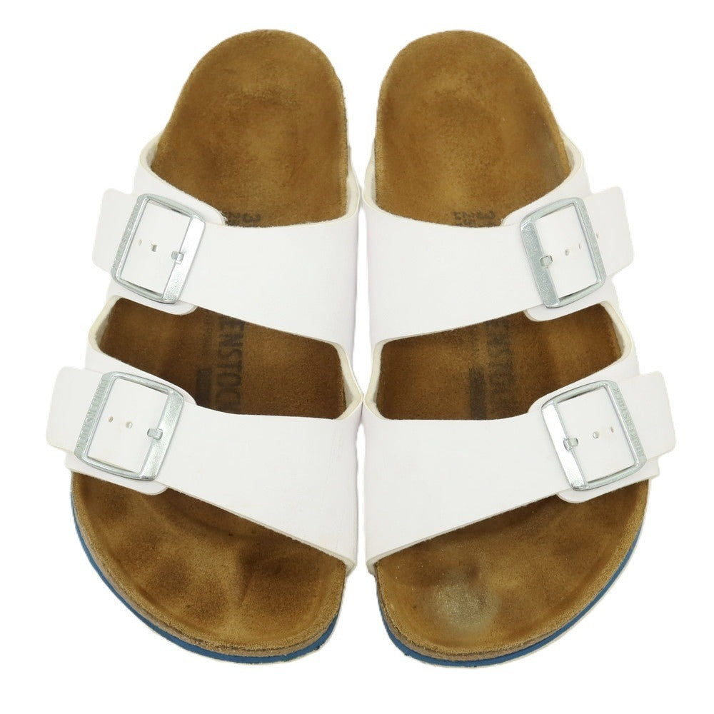 【中古】ビルケンシュトック BIRKENSTOCK RHC Ron Herman別注 レザー サンダル ホワイト【サイズ39】【 状態ランクC 】【 メンズ 】