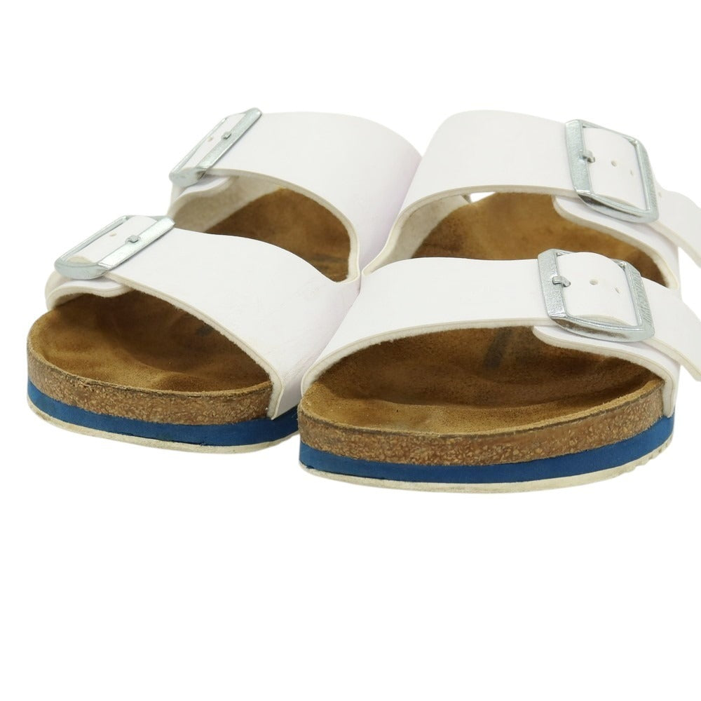 【中古】ビルケンシュトック BIRKENSTOCK RHC Ron Herman別注 レザー サンダル ホワイト【サイズ39】【 状態ランクC 】【 メンズ 】