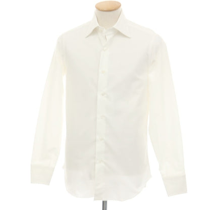 【中古】イセタンメンズ ISETAN MENS コットン レギュラーカラー ドレスシャツ ホワイト【サイズ38】【 状態ランクA 】【 メンズ 】