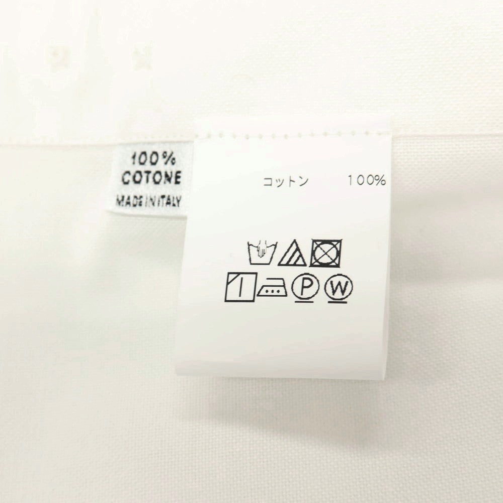 【中古】イセタンメンズ ISETAN MENS コットン レギュラーカラー ドレスシャツ ホワイト【サイズ38】【 状態ランクA 】【 メンズ 】