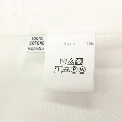 【中古】イセタンメンズ ISETAN MENS コットン レギュラーカラー ドレスシャツ ホワイト【サイズ38】【 状態ランクA 】【 メンズ 】