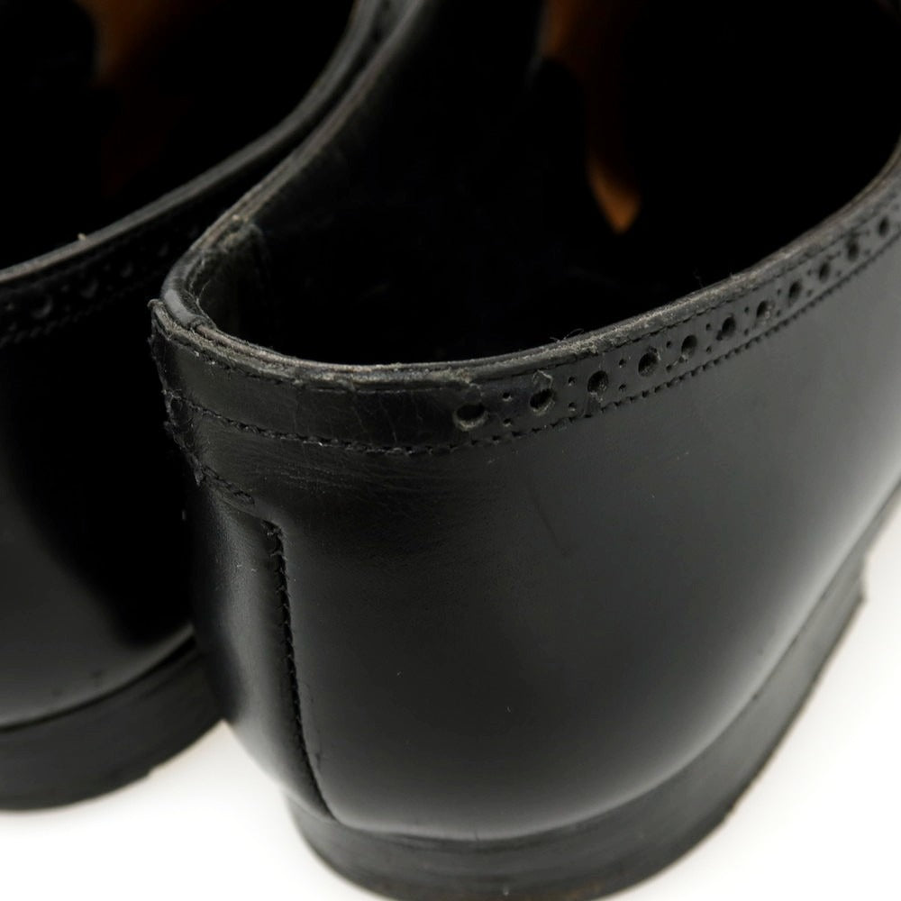 【中古】クロケットアンドジョーンズ CROCKETT&amp;JONES ハンドグレード PRESCOT カーフ ドレスシューズ ブラック【サイズ8 1/2D】【 状態ランクD 】【 メンズ 】