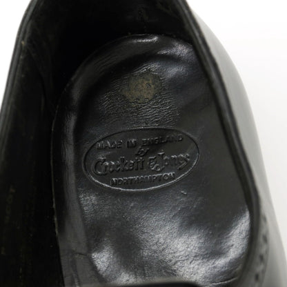 【中古】クロケットアンドジョーンズ CROCKETT&amp;JONES ハンドグレード PRESCOT カーフ ドレスシューズ ブラック【サイズ8 1/2D】【 状態ランクD 】【 メンズ 】