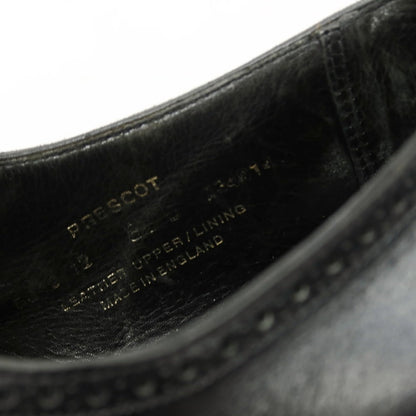 【中古】クロケットアンドジョーンズ CROCKETT&amp;JONES ハンドグレード PRESCOT カーフ ドレスシューズ ブラック【サイズ8 1/2D】【 状態ランクD 】【 メンズ 】