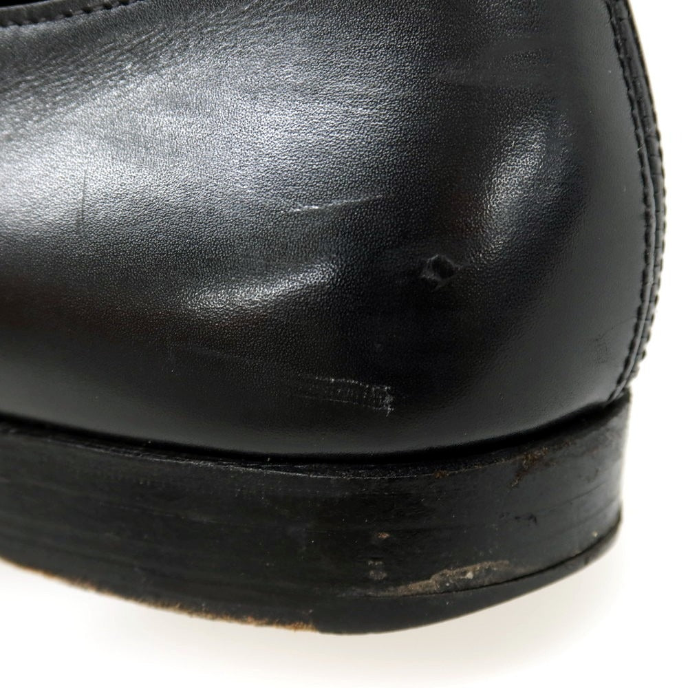 【中古】クロケットアンドジョーンズ CROCKETT&amp;JONES ハンドグレード AINTREE カーフ ドレスシューズ ブラック【サイズ8 1/2D】【 状態ランクD 】【 メンズ 】