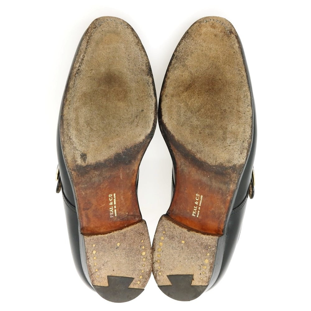 【中古】ブルックスブラザーズ Brooks Brothers PEAL&amp;CO製 カーフ ドレスシューズ ブラック【サイズ9】【 状態ランクC 】【 メンズ 】