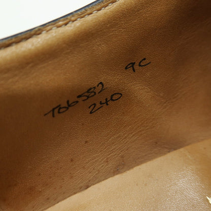 【中古】ブルックスブラザーズ Brooks Brothers PEAL&amp;CO製 カーフ ドレスシューズ ブラック【サイズ9】【 状態ランクC 】【 メンズ 】