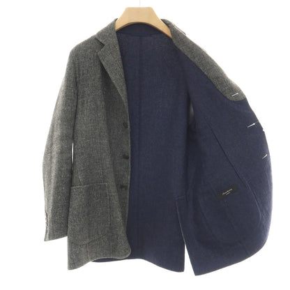 【中古】サルトリオ Sartorio ウールコットンカシミヤ 3B テーラードジャケット グレー【サイズ46】【 状態ランクC 】【 メンズ 】