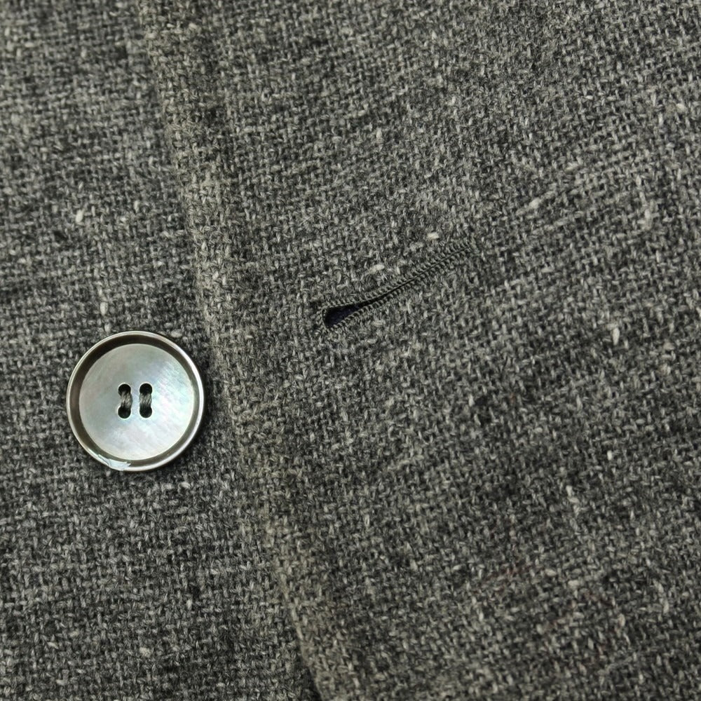 【中古】サルトリオ Sartorio ウールコットンカシミヤ 3B テーラードジャケット グレー【サイズ46】【 状態ランクC 】【 メンズ 】