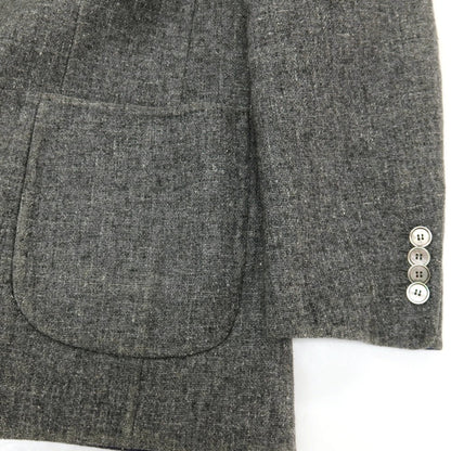 【中古】サルトリオ Sartorio ウールコットンカシミヤ 3B テーラードジャケット グレー【サイズ46】【 状態ランクC 】【 メンズ 】
