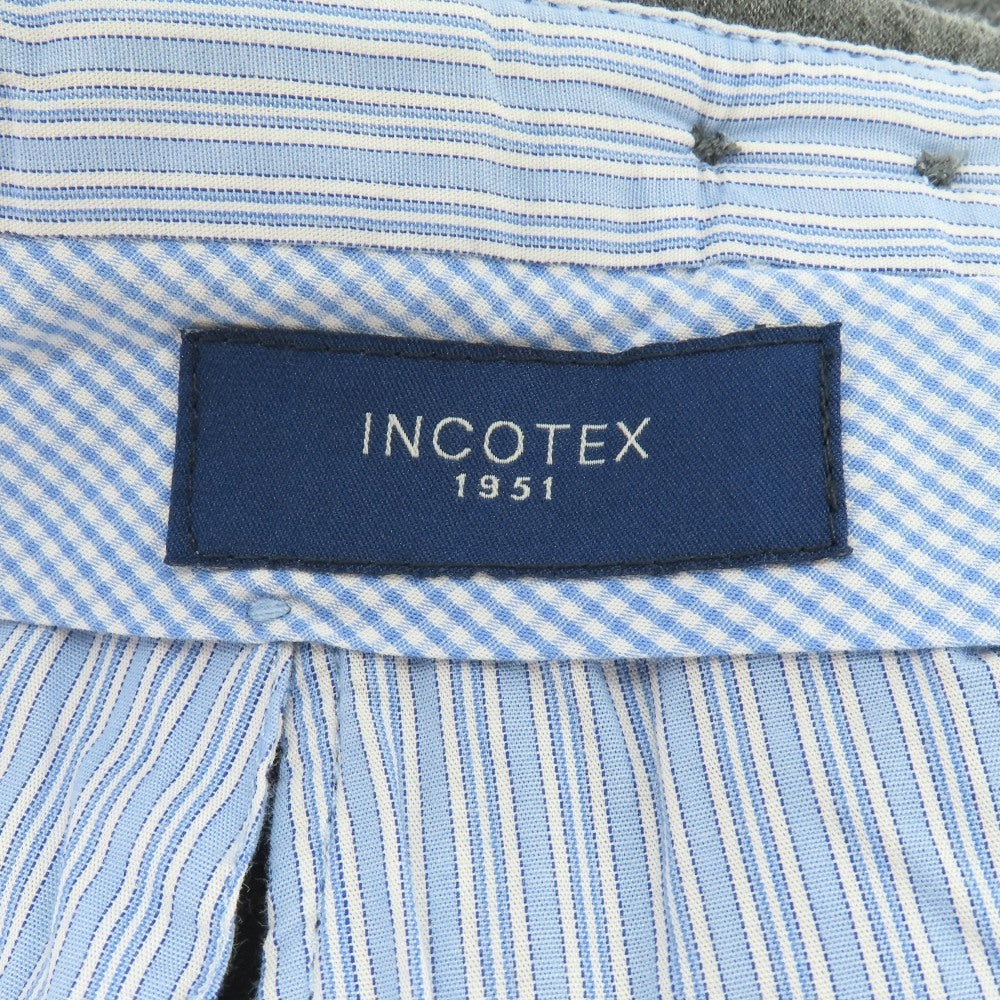 【中古】インコテックス INCOTEX レーヨンコットンポリエステル ジャージー カジュアルスラックスパンツ グレー【サイズ50】【 状態ランクB 】【 メンズ 】