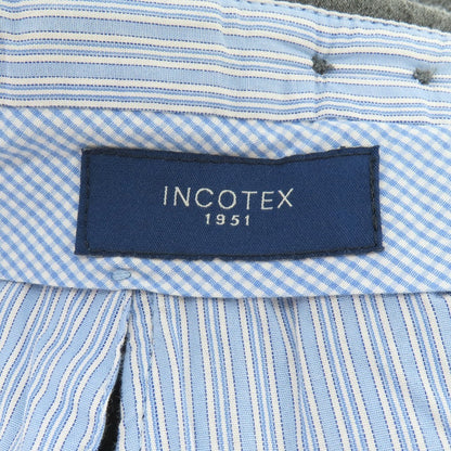 【中古】インコテックス INCOTEX レーヨンコットンポリエステル ジャージー カジュアルスラックスパンツ グレー【サイズ50】【 状態ランクB 】【 メンズ 】