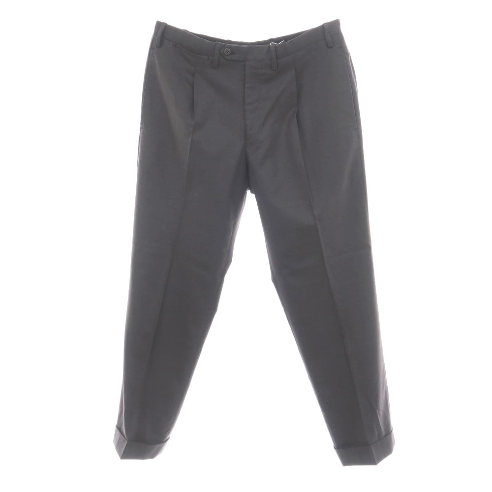 【中古】キートン Kiton ウール ドレススラックスパンツ ダークグレー【サイズ48】【 状態ランクB 】【 メンズ 】