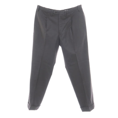 【中古】キートン Kiton ウール ドレススラックスパンツ ダークグレー【サイズ48】【 状態ランクB 】【 メンズ 】
