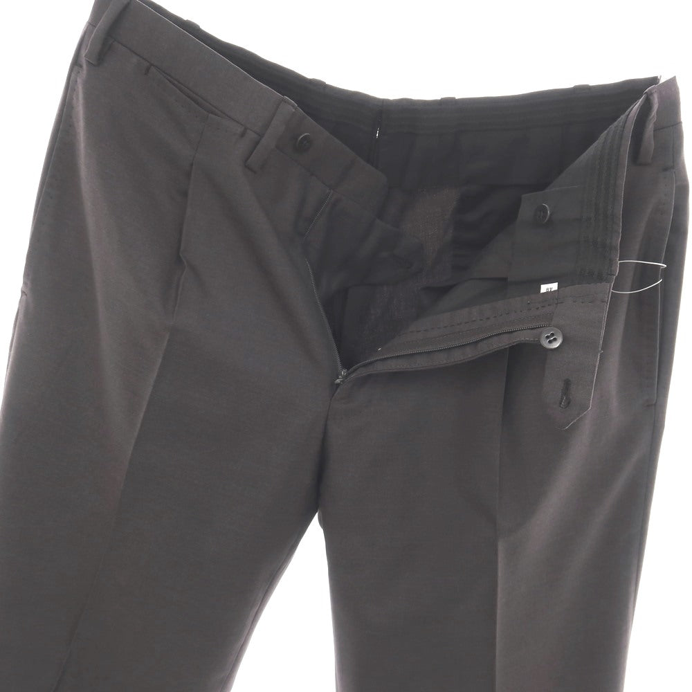 【中古】キートン Kiton ウール ドレススラックスパンツ ダークグレー【サイズ48】【 状態ランクB 】【 メンズ 】