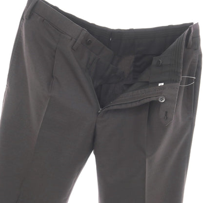 【中古】キートン Kiton ウール ドレススラックスパンツ ダークグレー【サイズ48】【 状態ランクB 】【 メンズ 】