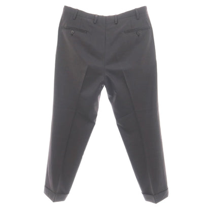 【中古】キートン Kiton ウール ドレススラックスパンツ ダークグレー【サイズ48】【 状態ランクB 】【 メンズ 】