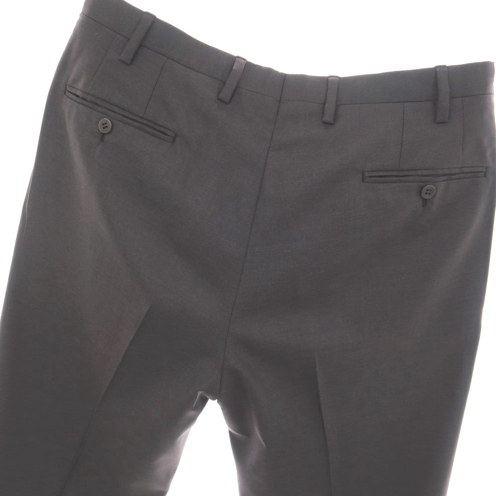 【中古】キートン Kiton ウール ドレススラックスパンツ ダークグレー【サイズ48】【 状態ランクB 】【 メンズ 】