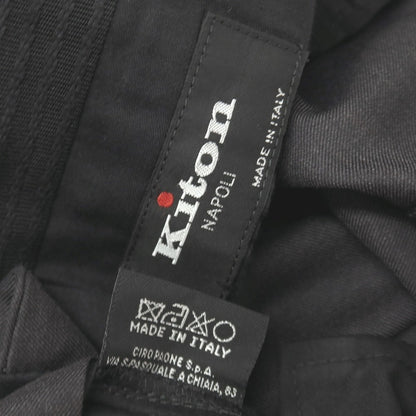 【中古】キートン Kiton ウール ドレススラックスパンツ ダークグレー【サイズ48】【 状態ランクB 】【 メンズ 】