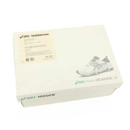 【中古】【未使用】アシックス asics × HIDDEN NY 2026年春夏 GEL-KINETIC 2.0 スニーカー ホワイトxグリーン【サイズ27cm】【 状態ランクS 】【 メンズ 】