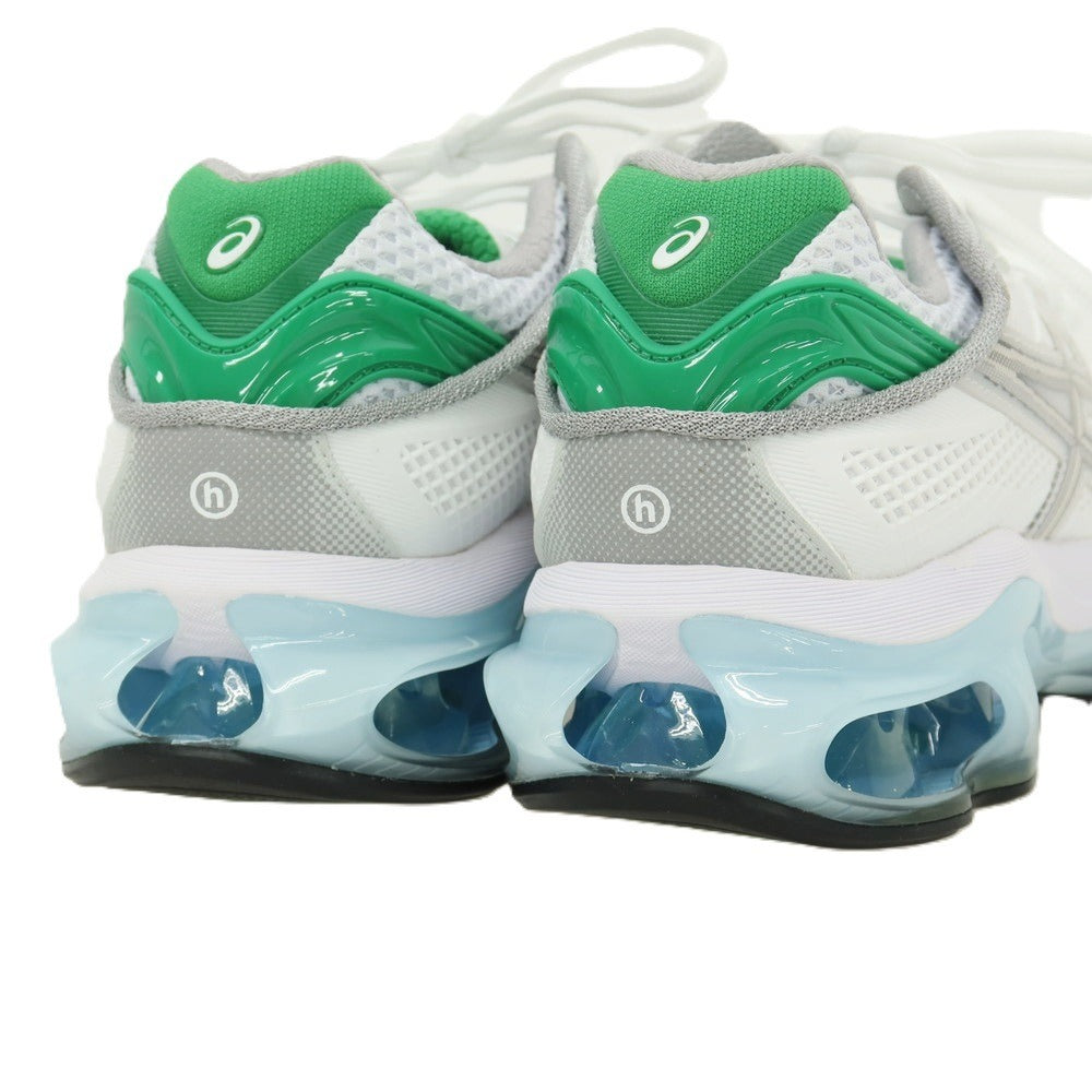 【中古】【未使用】アシックス asics × HIDDEN NY 2026年春夏 GEL-KINETIC 2.0 スニーカー ホワイトxグリーン【サイズ27cm】【 状態ランクS 】【 メンズ 】