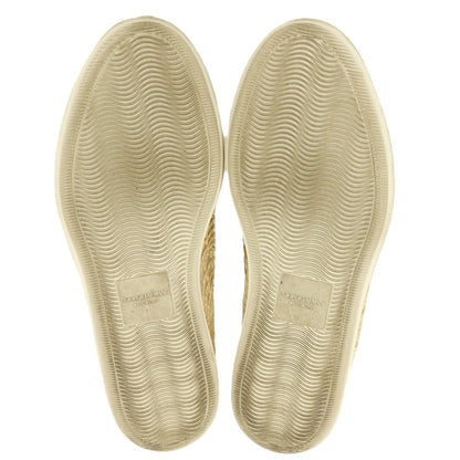 【中古】ジョルジオアルマーニ GIORGIO ARMANI 2026年春夏 コットン系 ローファー ベージュ【サイズ7】【 状態ランクB 】【 メンズ 】