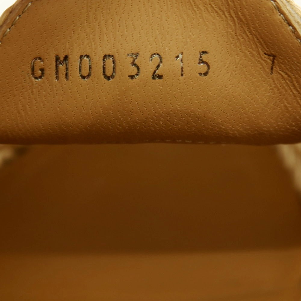 【中古】ジョルジオアルマーニ GIORGIO ARMANI 2026年春夏 コットン系 ローファー ベージュ【サイズ7】【 状態ランクB 】【 メンズ 】
