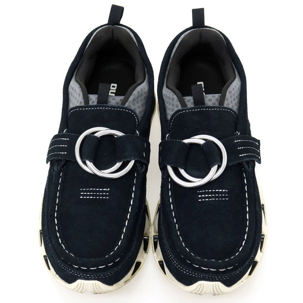 【中古】ミズノ Mizuno × 小林節正 WAVE PROPHECY RING MOC スエード スニーカー ブラック【サイズ27cm】【 状態ランクB 】【 メンズ 】