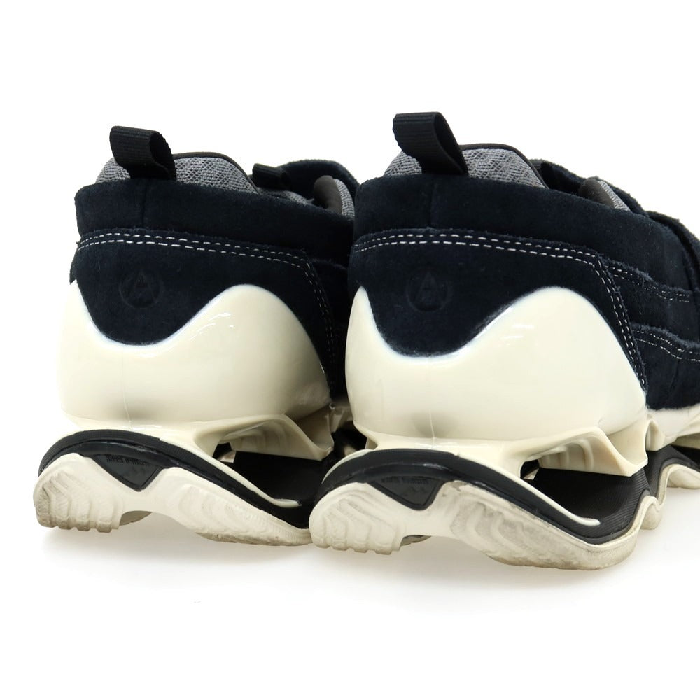 【中古】ミズノ Mizuno × 小林節正 WAVE PROPHECY RING MOC スエード スニーカー ブラック【サイズ27cm】【 状態ランクB 】【 メンズ 】