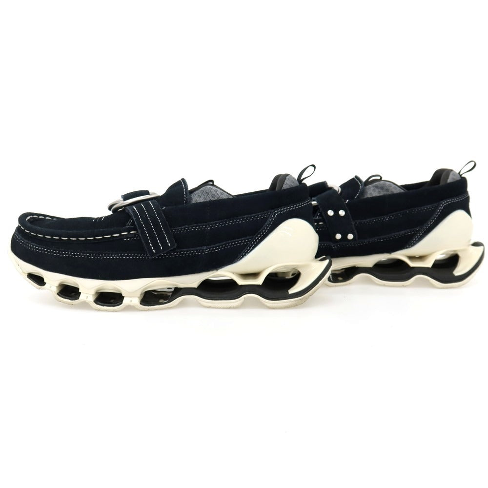 【中古】ミズノ Mizuno × 小林節正 WAVE PROPHECY RING MOC スエード スニーカー ブラック【サイズ27cm】【 状態ランクB 】【 メンズ 】