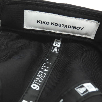 【中古】キココスタディノフ KIKO KOSTADINOV × NEW ERA 2026年春夏 キャップ 帽子 ブラック【サイズM/L】【 状態ランクB 】【 メンズ 】