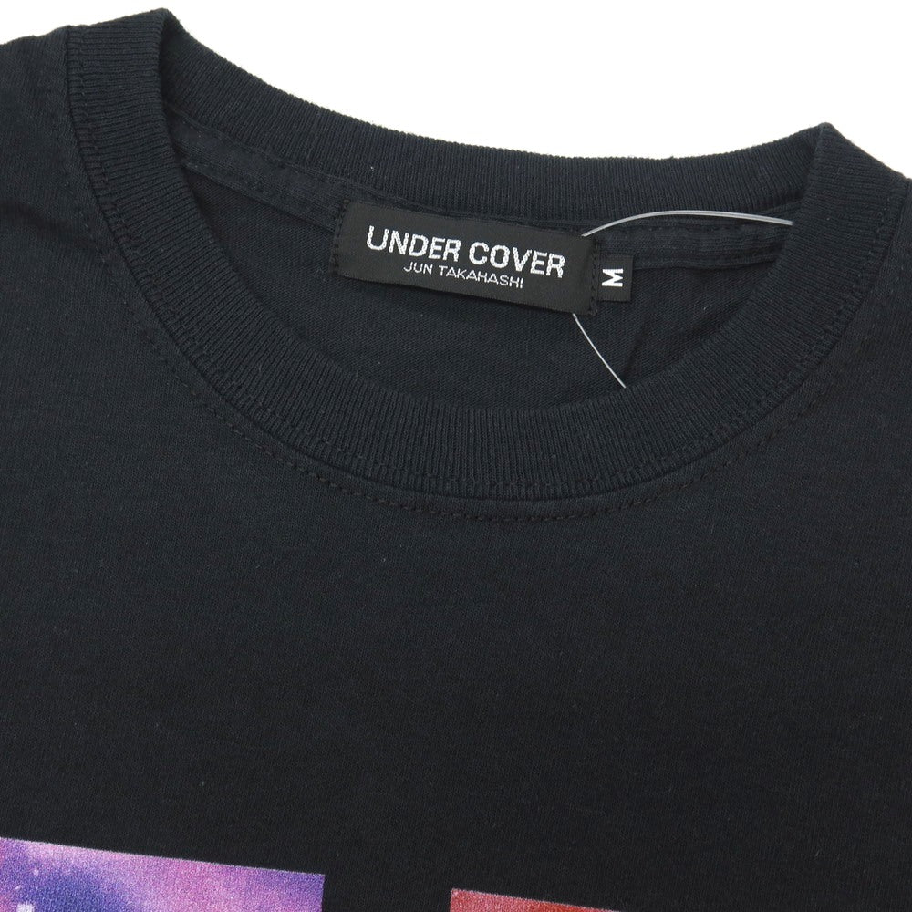 【中古】アンダーカバー UNDERCOVER × FUTURA コットン Uロゴ クルーネック 半袖Ｔシャツ ブラック【サイズM】【 状態ランクB 】【 メンズ 】