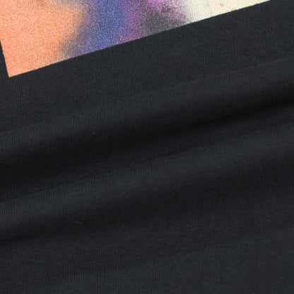 【中古】アンダーカバー UNDERCOVER × FUTURA コットン Uロゴ クルーネック 半袖Ｔシャツ ブラック【サイズM】【 状態ランクB 】【 メンズ 】