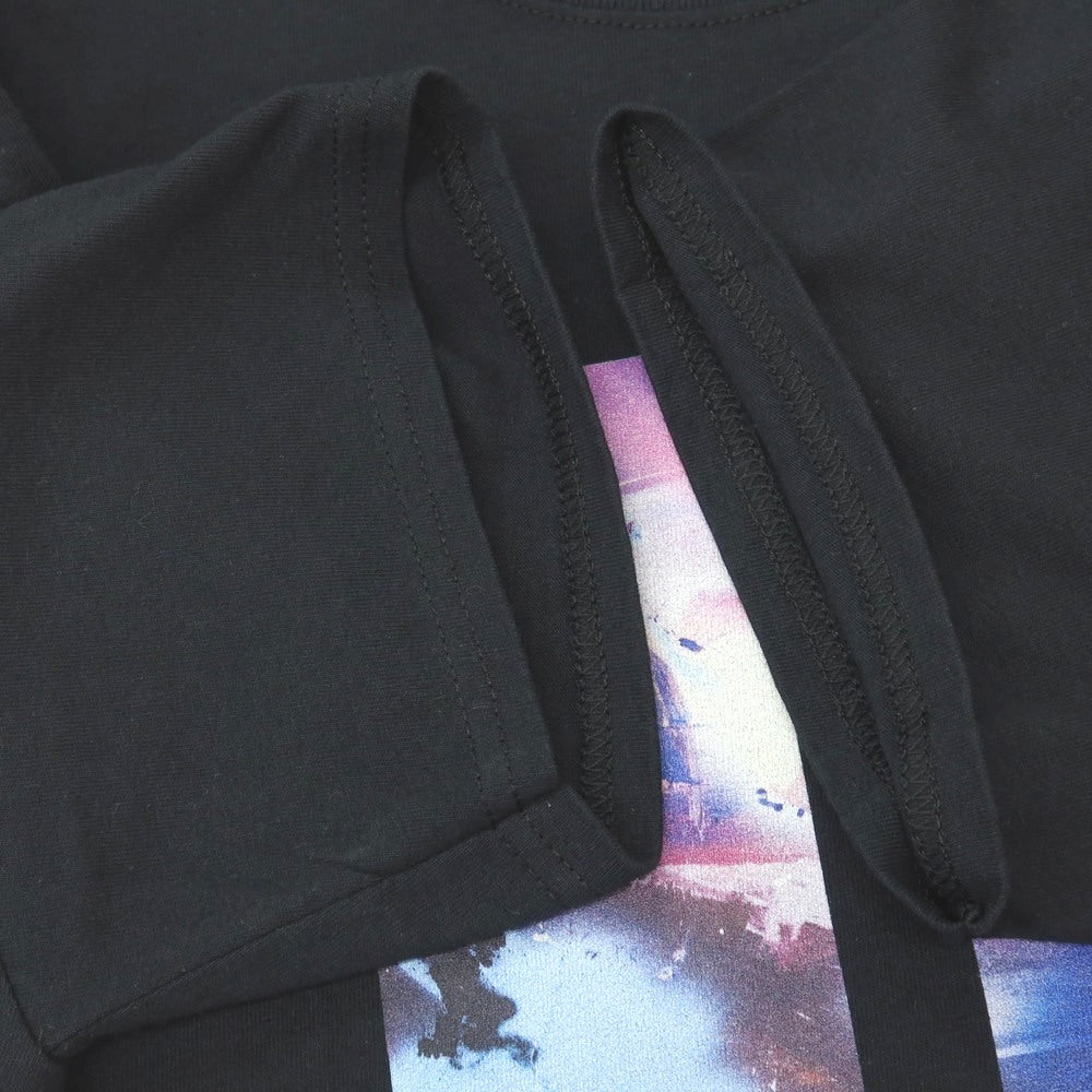 【中古】アンダーカバー UNDERCOVER × FUTURA コットン Uロゴ クルーネック 半袖Ｔシャツ ブラック【サイズM】【 状態ランクB 】【 メンズ 】