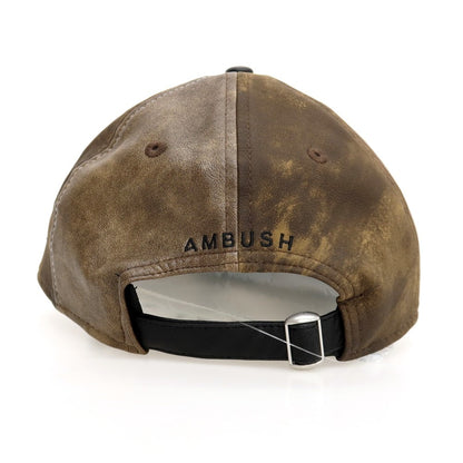【中古】【未使用】アンブッシュ AMBUSH × NEW ERA 2026年春夏 ポリエステル 9TWENTY キャップ 帽子 ブラウン【サイズM/L】【 状態ランクS 】【 メンズ 】