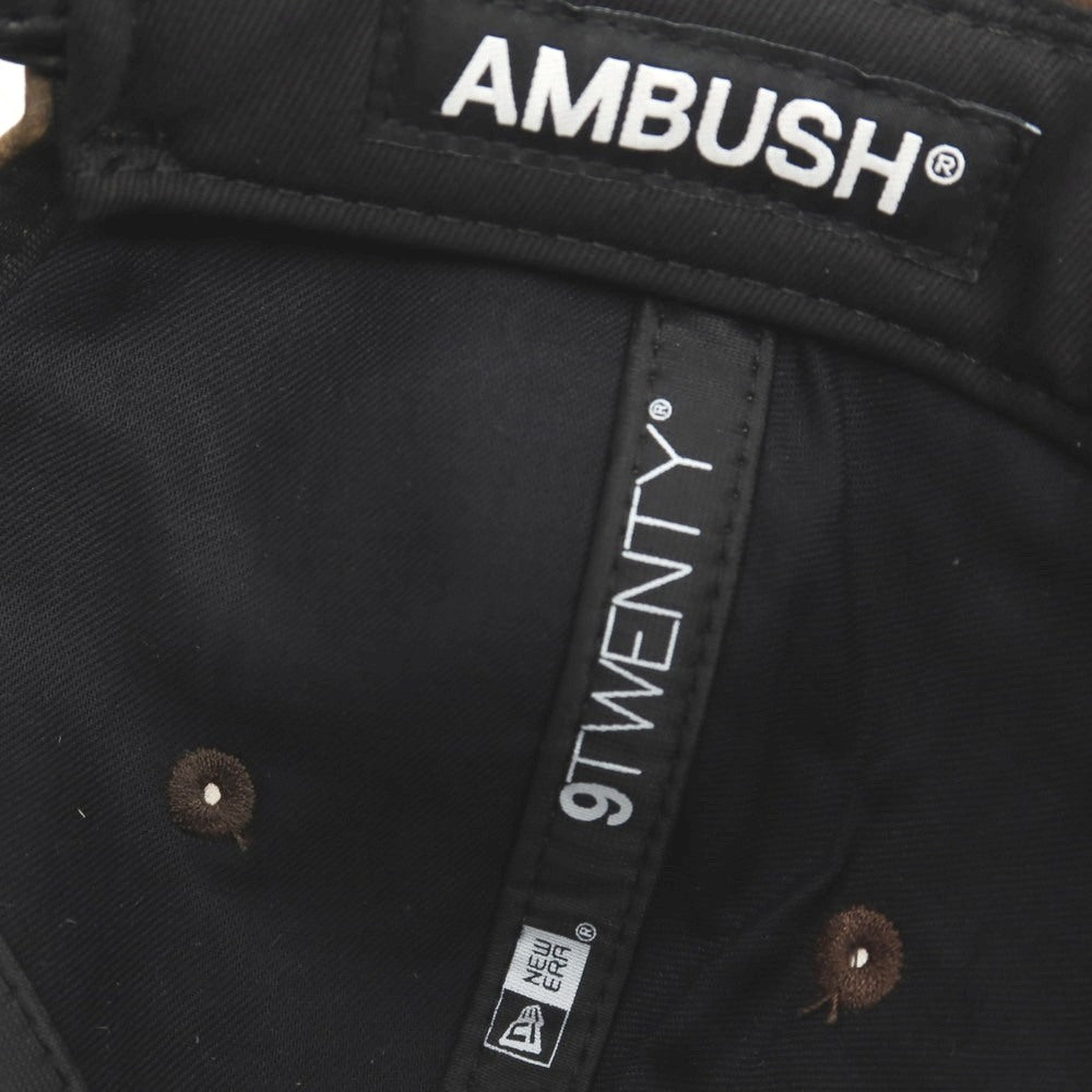 【中古】【未使用】アンブッシュ AMBUSH × NEW ERA 2026年春夏 ポリエステル 9TWENTY キャップ 帽子 ブラウン【サイズM/L】【 状態ランクS 】【 メンズ 】