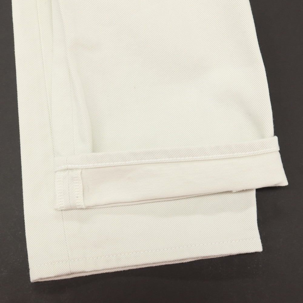 【中古】オーベルジュ AUBERGE Brilla per il gusto別注 コットン 5ポケットパンツ アイボリー【サイズ40】【 状態ランクB 】【 メンズ 】
