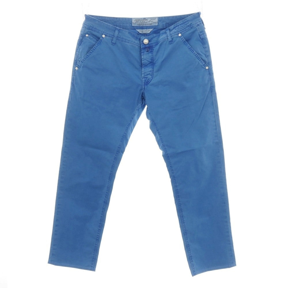 【中古】ヤコブコーエン JACOB COHEN PW613 ストレッチ コットン 5ポケットパンツ ブルー【サイズ36】【 状態ランクC 】【 メンズ 】