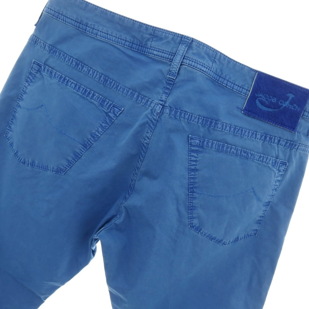 【中古】ヤコブコーエン JACOB COHEN PW613 ストレッチ コットン 5ポケットパンツ ブルー【サイズ36】【 状態ランクC 】【 メンズ 】