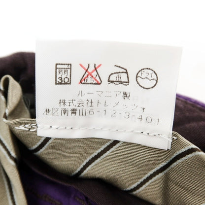【中古】ピーティーゼロウーノ PT01 ガーメントダイ ストレッチ コットン ショートパンツ パープル【サイズ52】【 状態ランクB 】【 メンズ 】