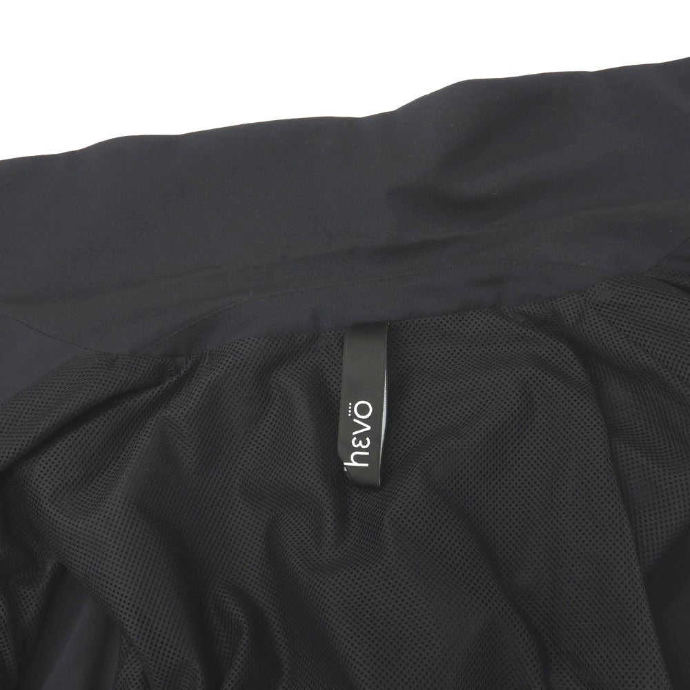 【中古】イーヴォ Hevo ウール ステンカラーコート ダークネイビー【サイズ表記なし(M位)】【 状態ランクB 】【 メンズ 】