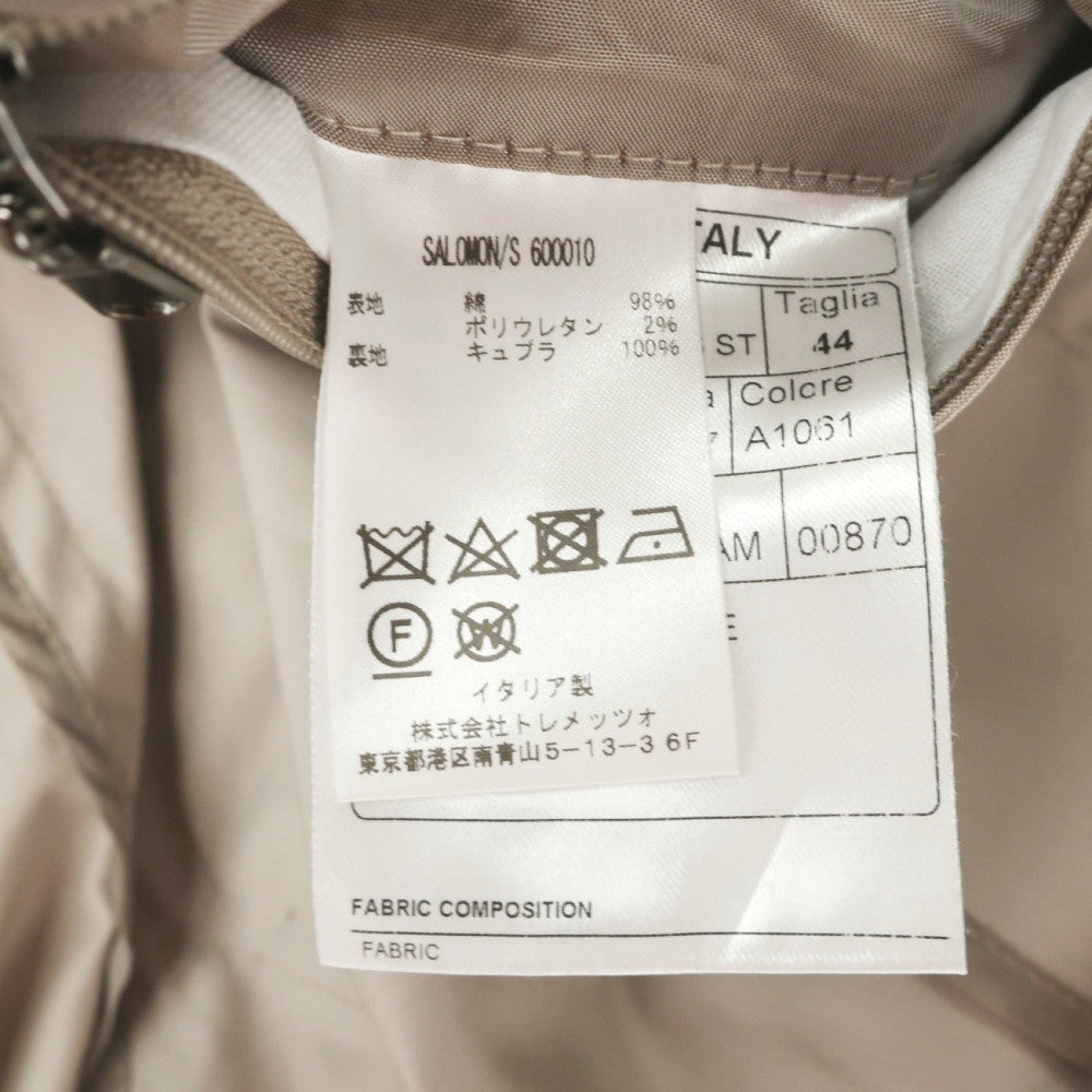 【中古】タリアトーレ TAGLIATORE SALOMON/S ST ストレッチ コットン ステンカラーコート ピンクグレージュ系【サイズ44】【 状態ランクB 】【 メンズ 】