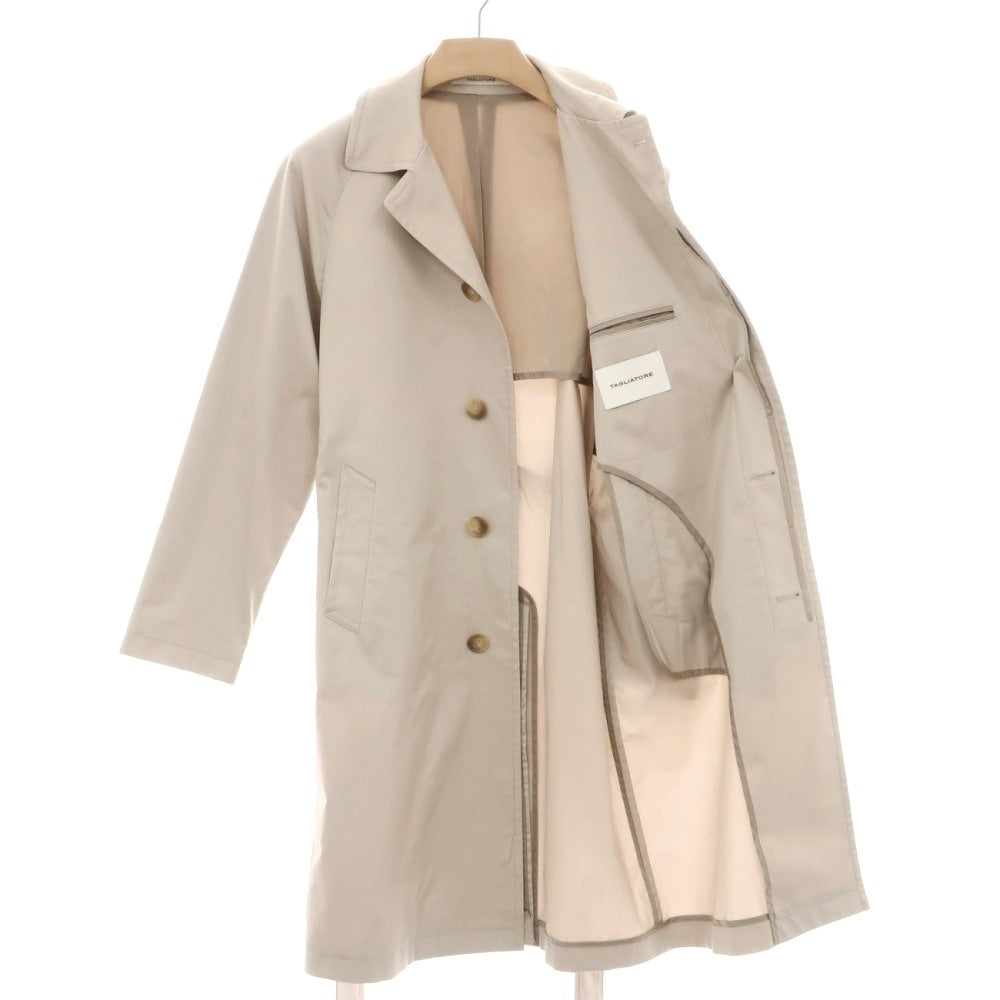 【中古】タリアトーレ TAGLIATORE SALOMON/S ST ストレッチ コットン ステンカラーコート ピンクグレージュ系【サイズ44】【 状態ランクB 】【 メンズ 】